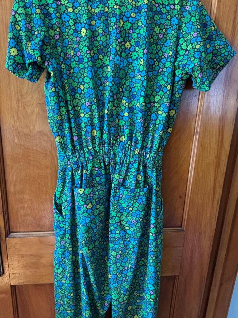 Big Bud Press short sleeved floral jumpsuit size small - Picture 2 of 2